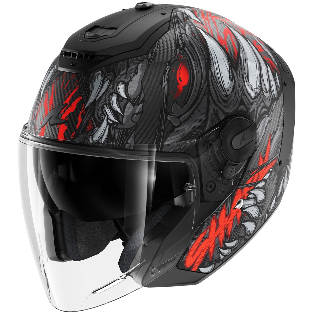 Shark RS Jet Carbon Graphic Motorcycle Helmet