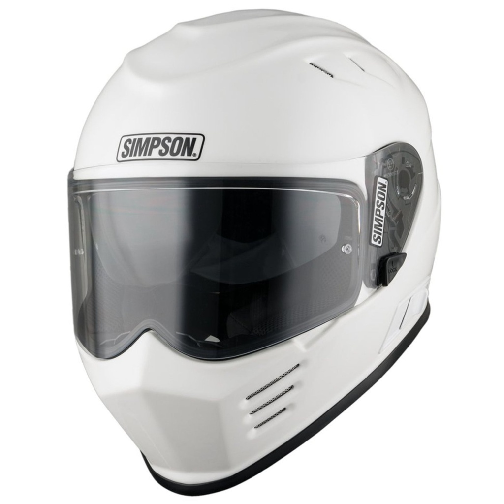 Simpson Venom Plain Motorcycle Helmet