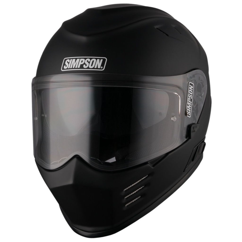 Simpson Venom Plain Motorcycle Helmet