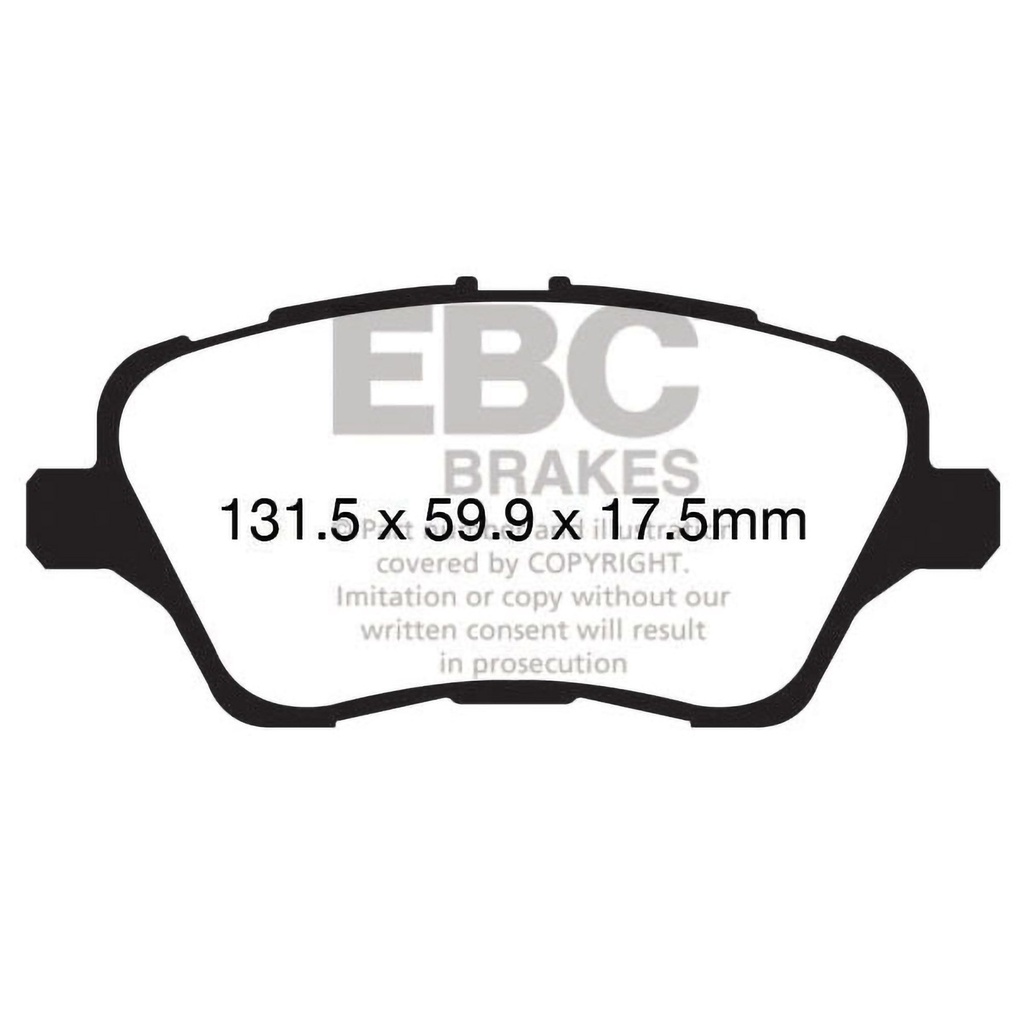 EBC Brakes Yellowstuff Performance Brake Pads