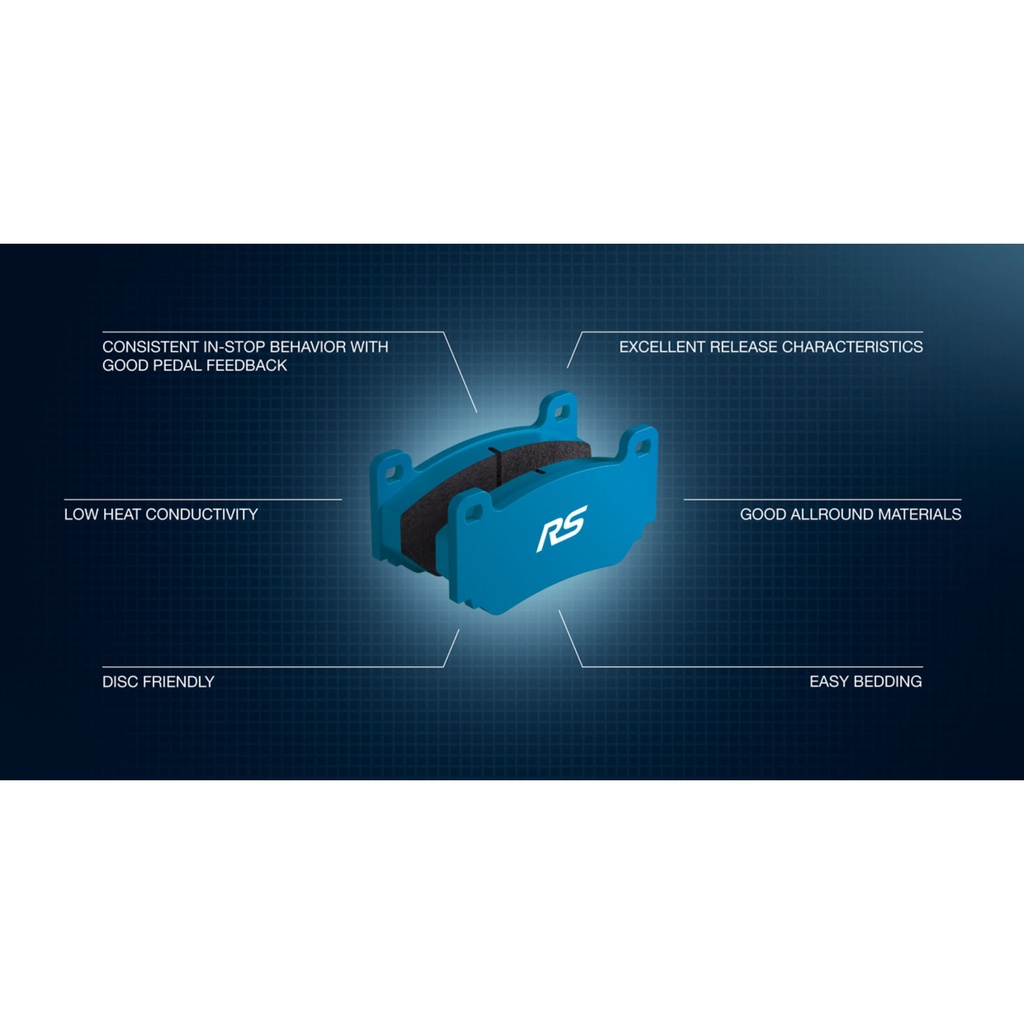 Pagid RS42 Brake Pads To Fit Girling 16/4 / OE calipers