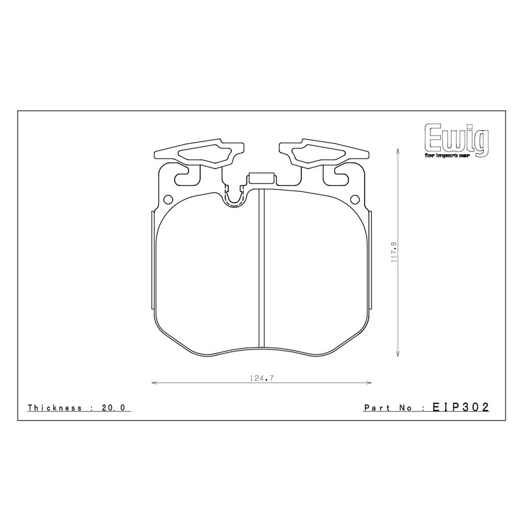 Endless MA45B Brake Pads