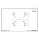 Endless MX72 Brake Pads