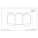 Endless MX72 Brake Pads