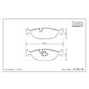 Endless MA45B Brake Pads