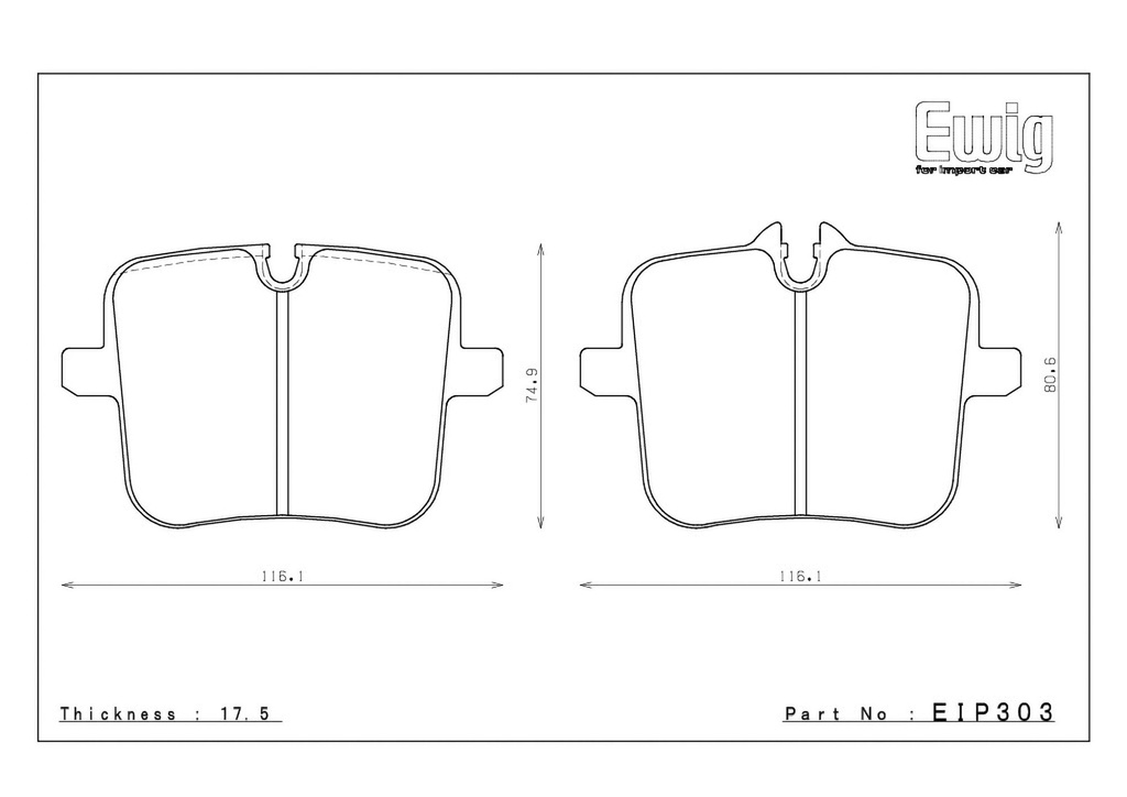 Endless MX72 Brake Pads