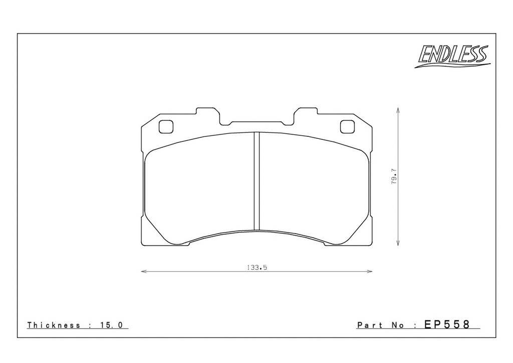 Endless MX72 Brake Pads