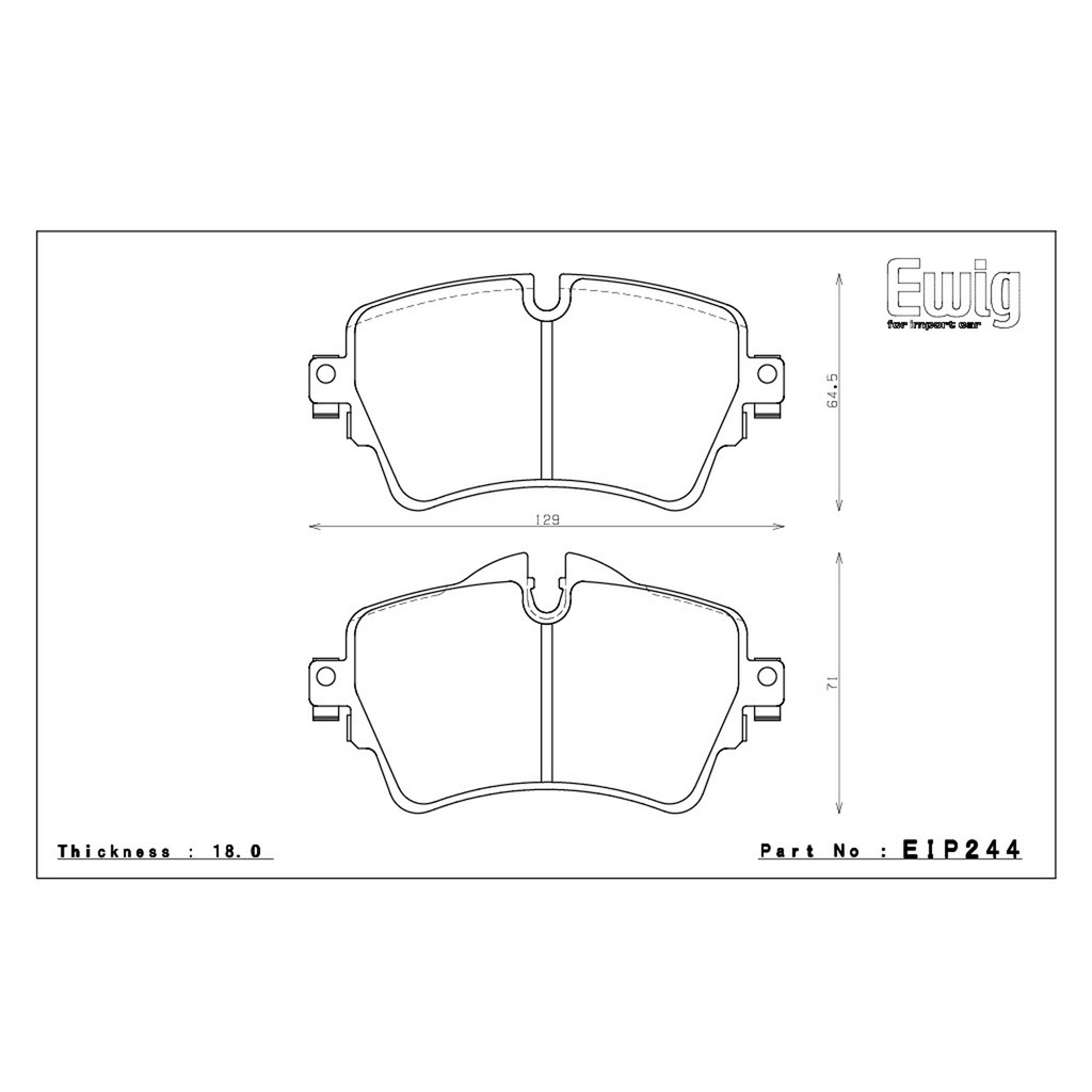 Endless MX72 Brake Pads