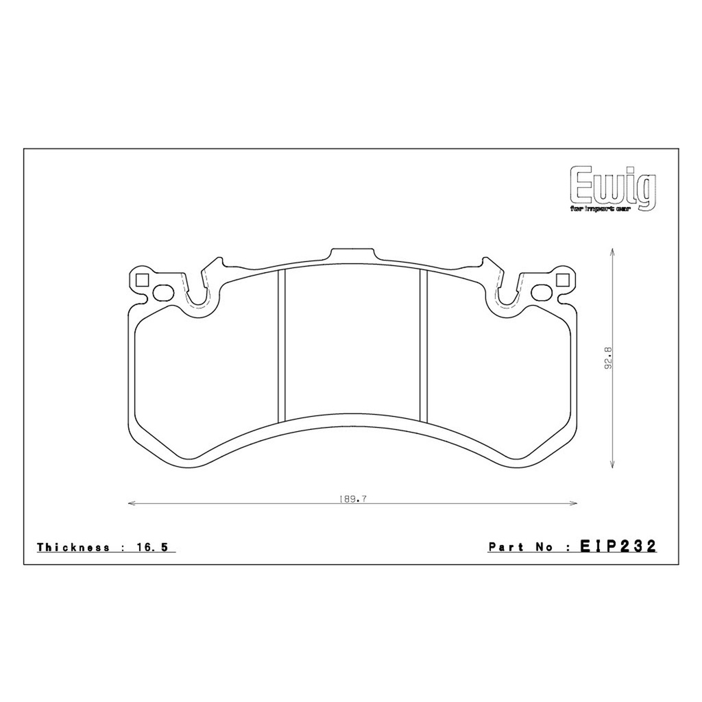 Endless MA45B Brake Pads