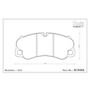 Endless MX72 Brake Pads