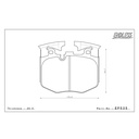 Endless MX72 Brake Pads