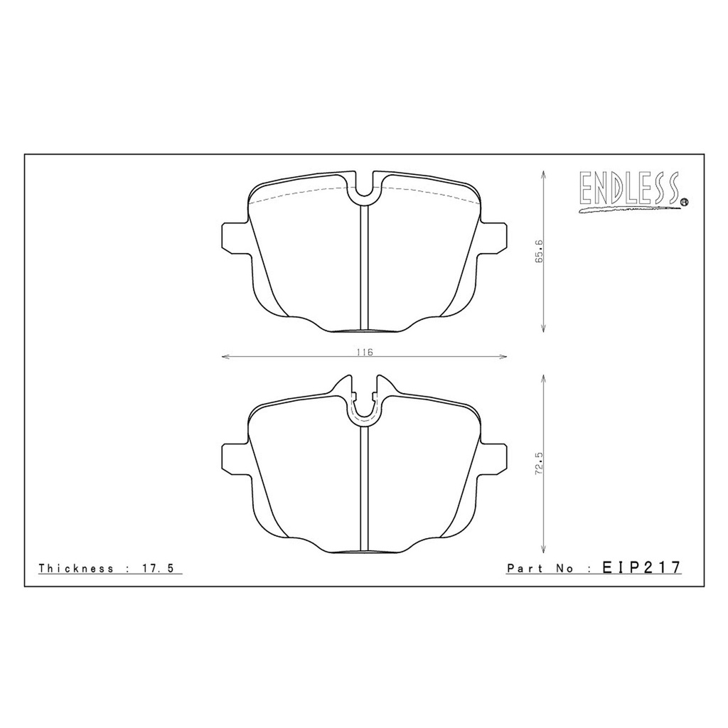 Endless MA45B Brake Pads