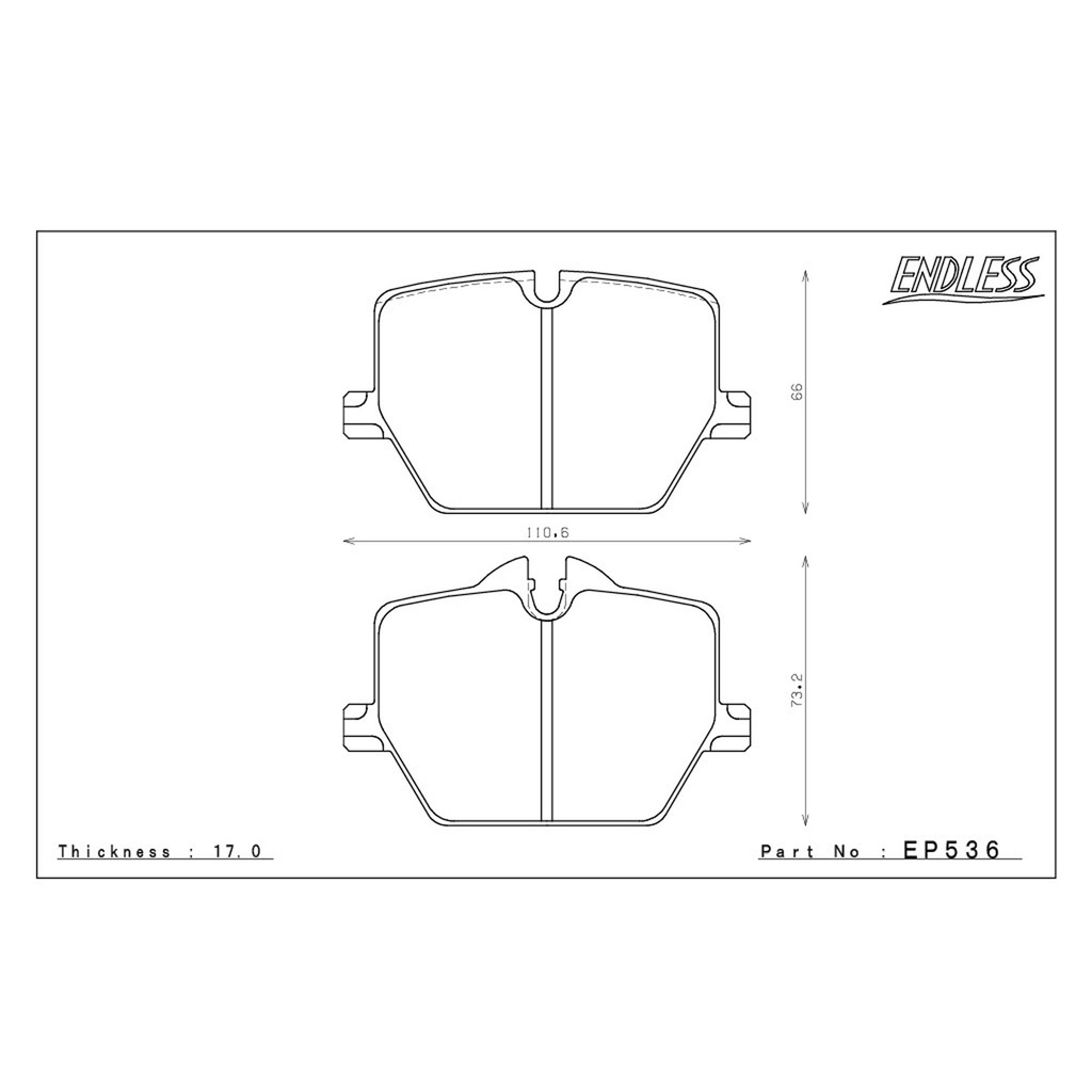 Endless MA45B Brake Pads