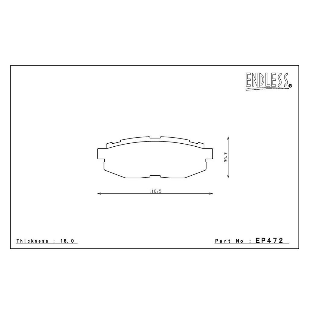 Endless MA45B Brake Pads