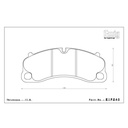 Endless MX72 Brake Pads