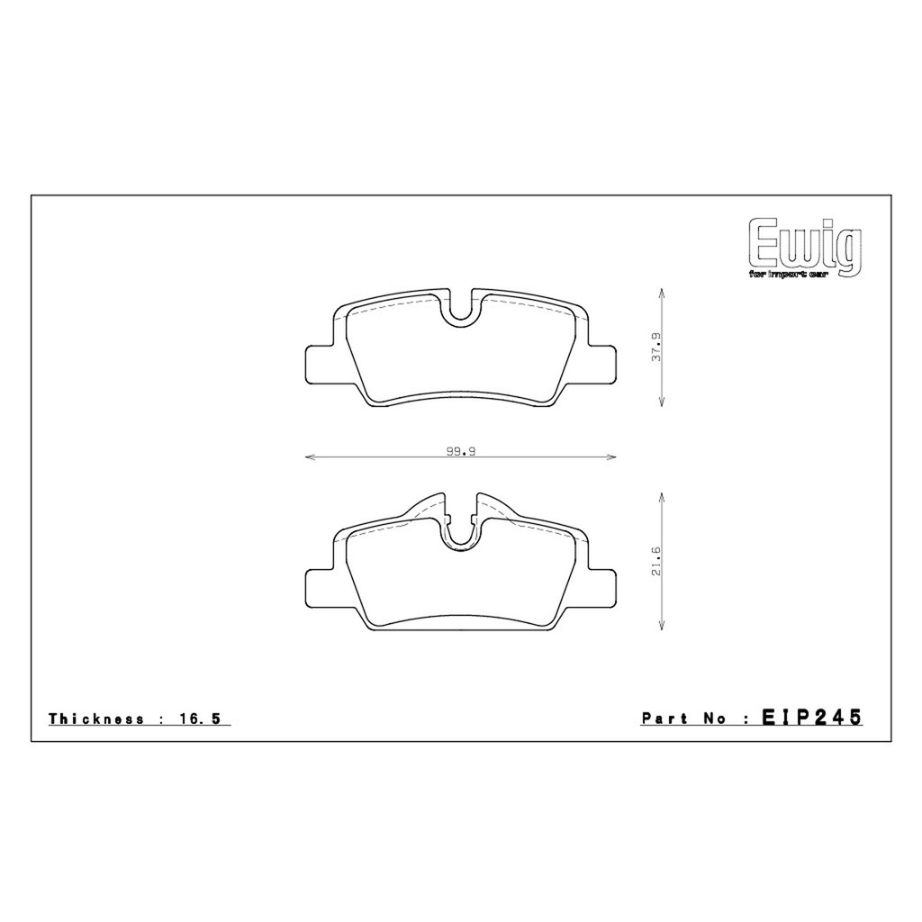 Endless MA45B Brake Pads