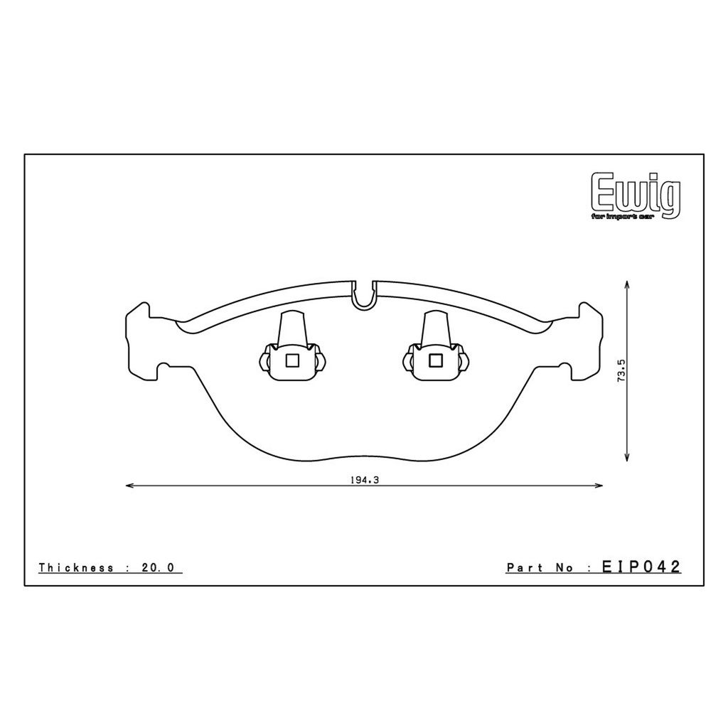 Endless MA45B Brake Pads