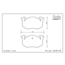 Endless MA45B Brake Pads