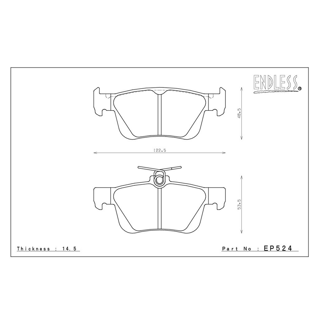 Endless MA45B Brake Pads