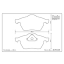 Endless MX72 Brake Pads