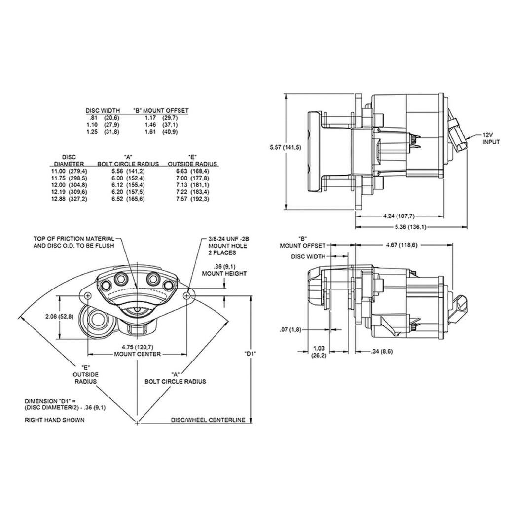 Wilwood Retrofit Electronic Park Brake Kit