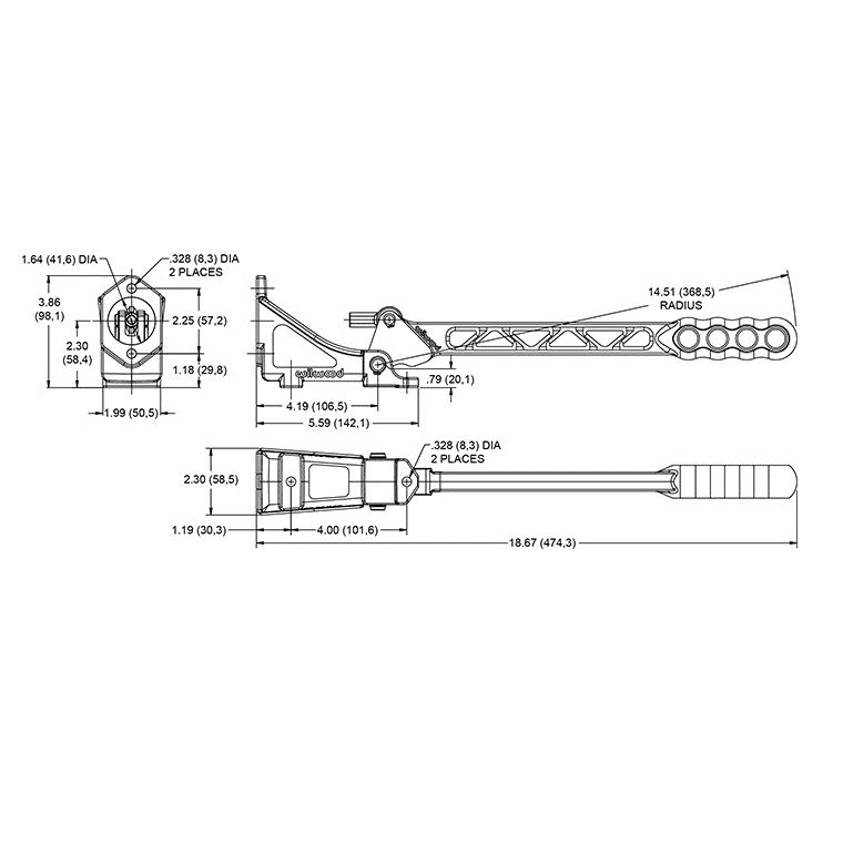 Wilwood Horizontal Hydraulic Handbrake