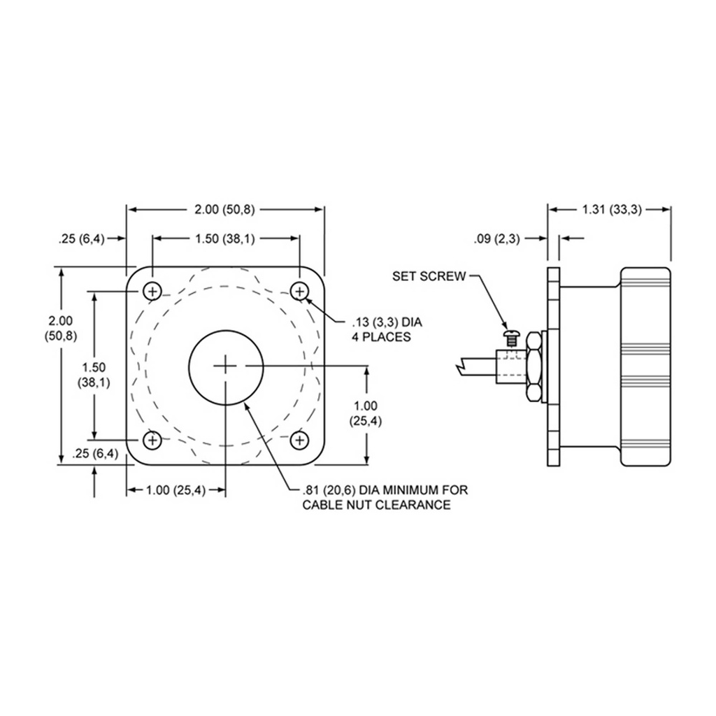 Wilwood Remote Brake Bias / Balance Bar Adjuster Cable
