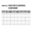 OBP Track Pro V2 Universal Floor Mount Pedal Box
