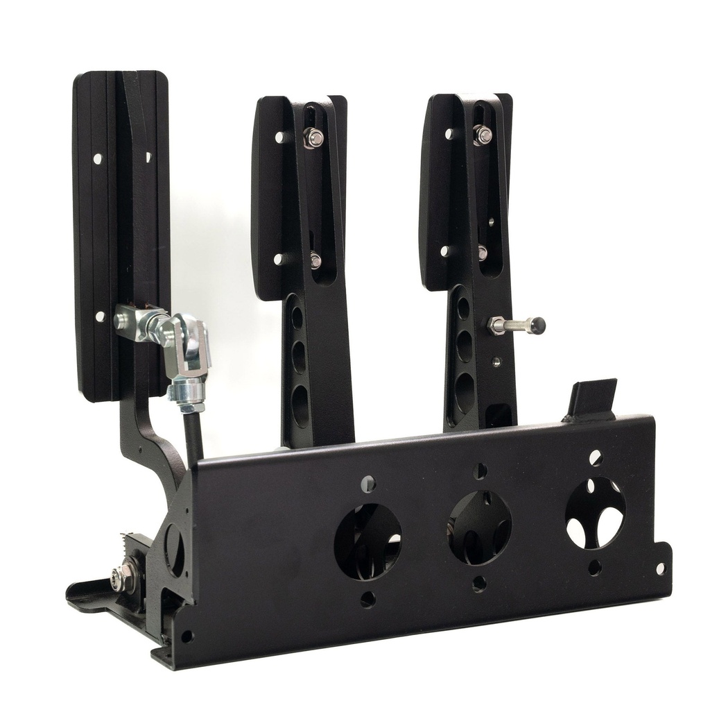 OBP Universal Bulkhead Fit Pro Race Floor Mounted 3 Pedal Assembly