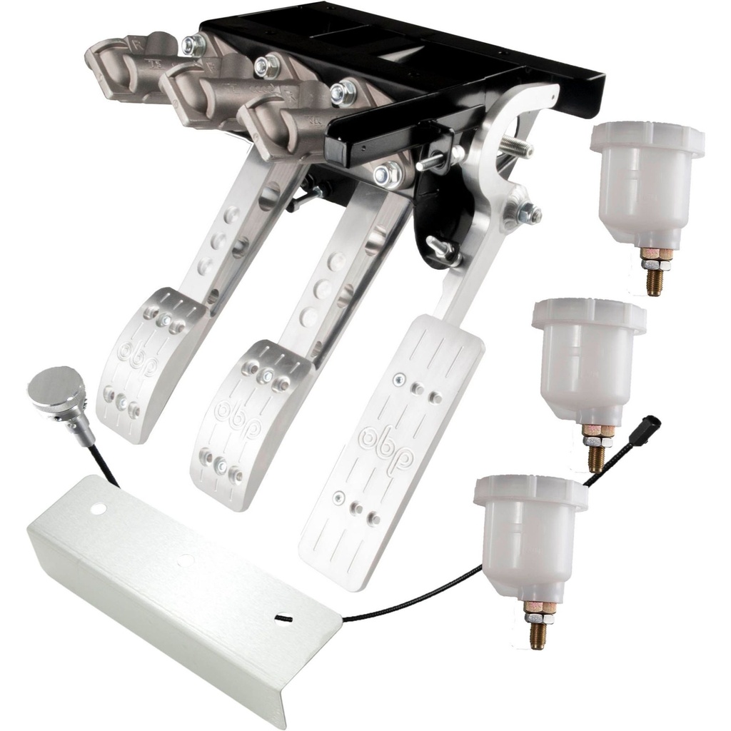 OBP Universal Pro Race V2 Cockpit Under Slung 3 Pedal Assembly
