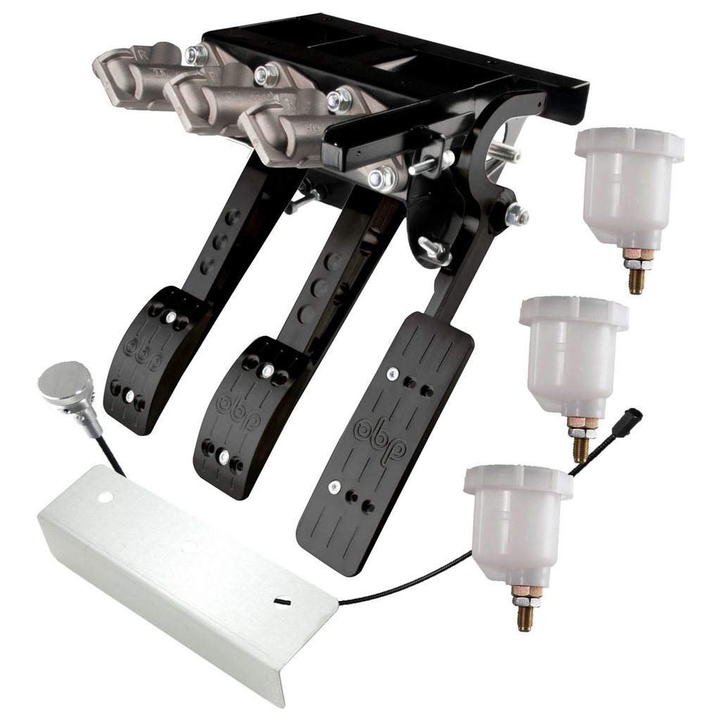 OBP Universal Pro Race V2 Cockpit Under Slung 3 Pedal Assembly