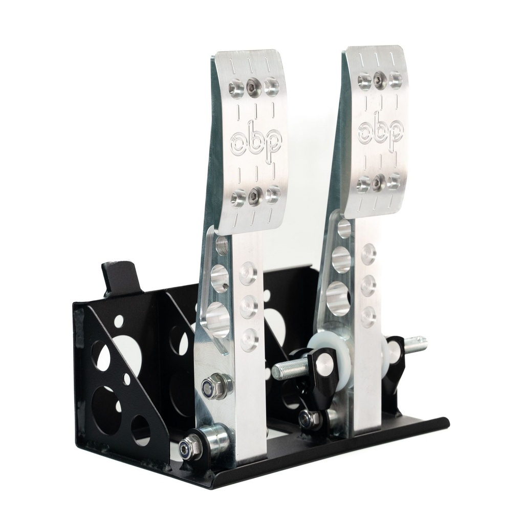 OBP Universal Pro Race Floor Mounted 2 Pedal Assembly