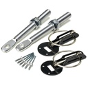Pitking Products Competition Quick Release Aluminium Bonnet Pins