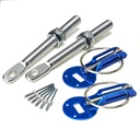 Pitking Products Competition Quick Release Aluminium Bonnet Pins