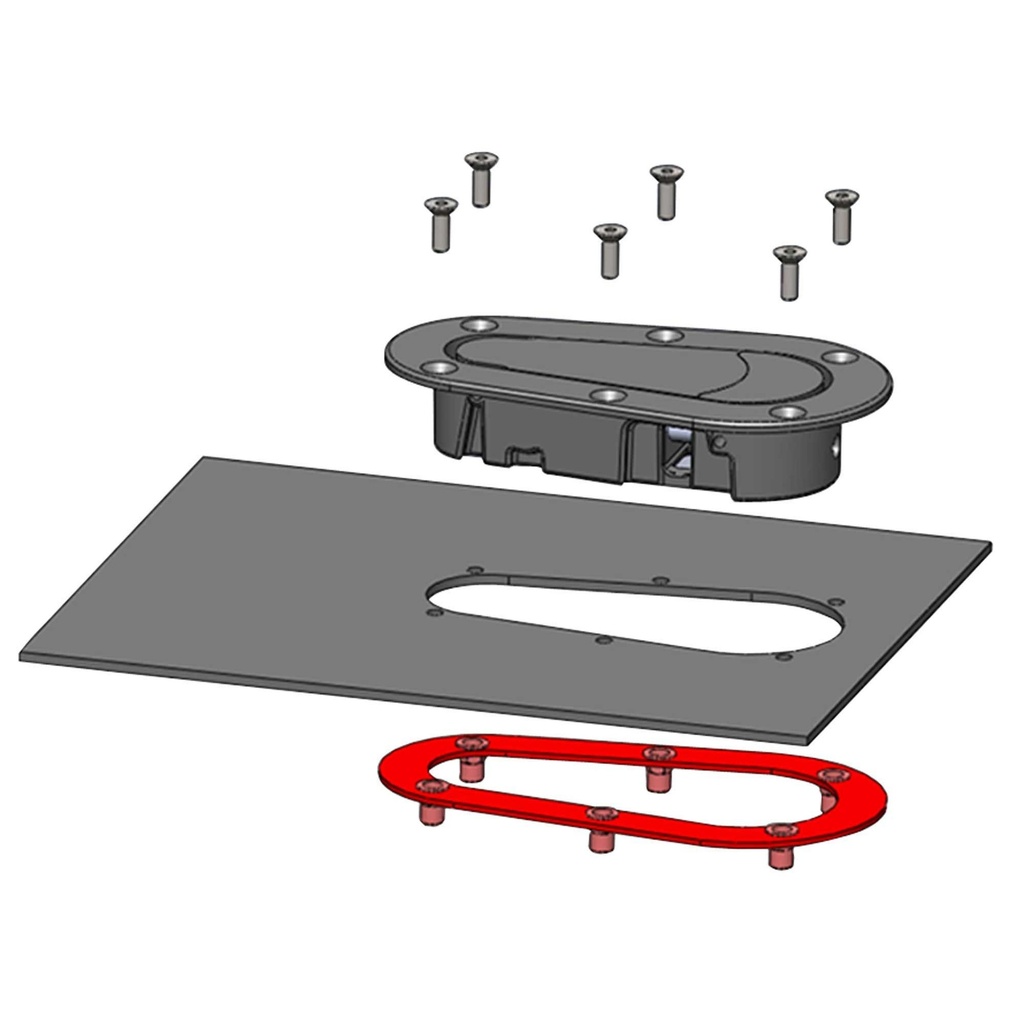 AeroCatch Fixing Nut Plates - Pair