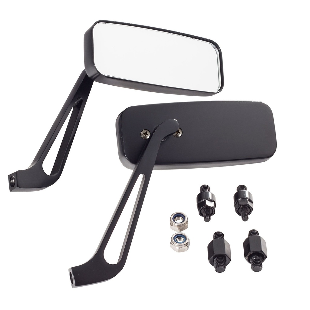 Pitking Products Universal Alloy Race Mirrors - Pair