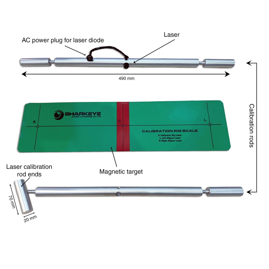 Sharkeye Laser Aligner Calibration Rig