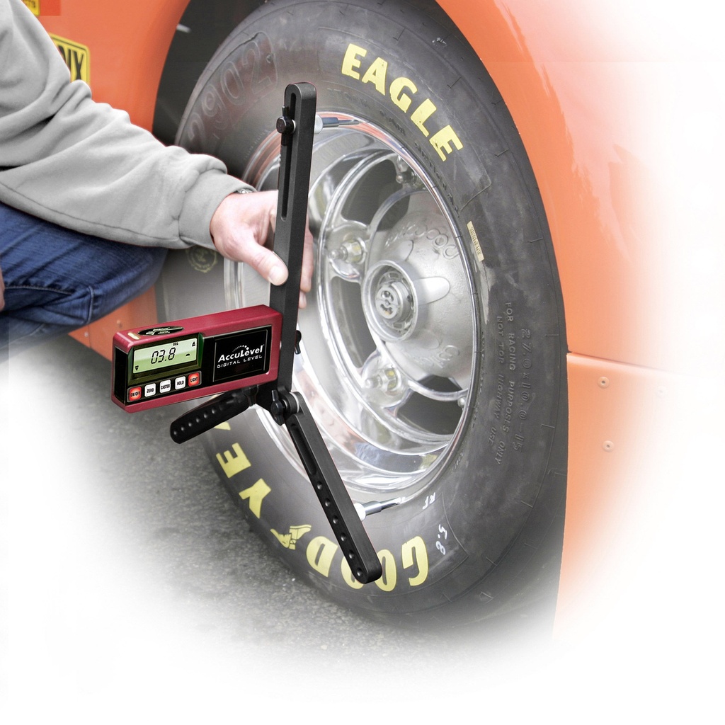 Longacre Digital Castor Camber Gauge With Adaptor