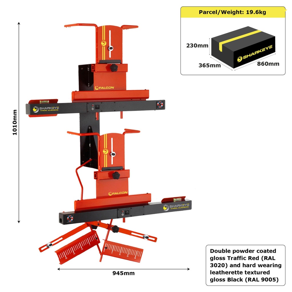 Sharkeye Falcon Four Wheel Laser Aligner