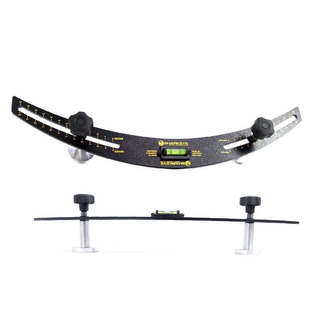 Sharkeye Dish Turn Plates Steering Wheel Clamp And Steering Wheel Levelling Tool
