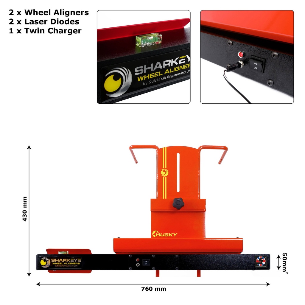 Sharkeye Husky Two Wheel Laser Aligner