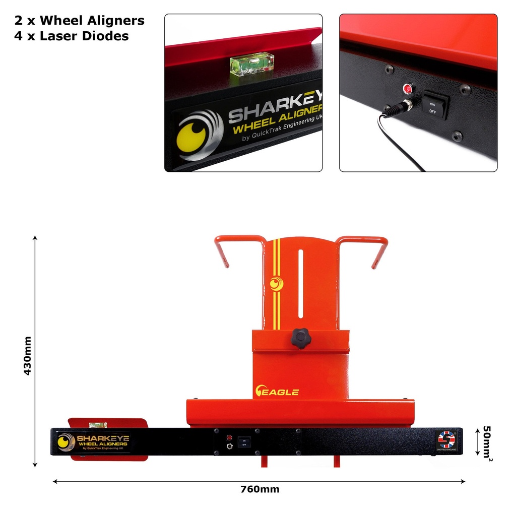 Sharkeye Eagle Four Wheel Laser Aligner