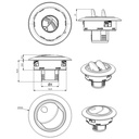 T7Design Adjustable Dash Air Vent - Screw Mount
