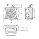 T7Design 5kw Midi Heater With PWM Fan Controller