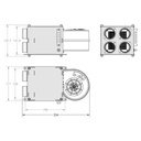 T7Design 12V 1000w Ducted Electric Cab Heater