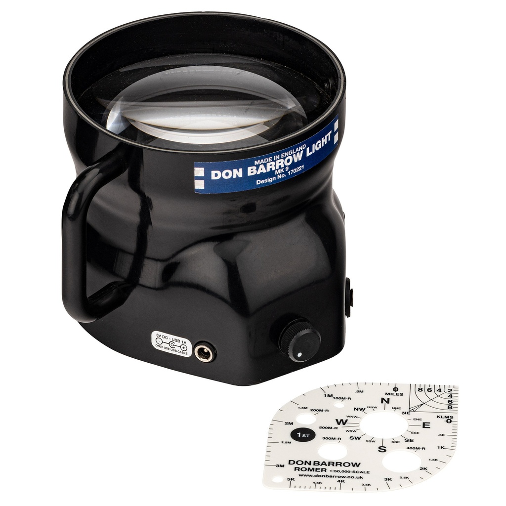 Don Barrow DB9 Cordless Rechargeable 'Poti' Map Magnifier