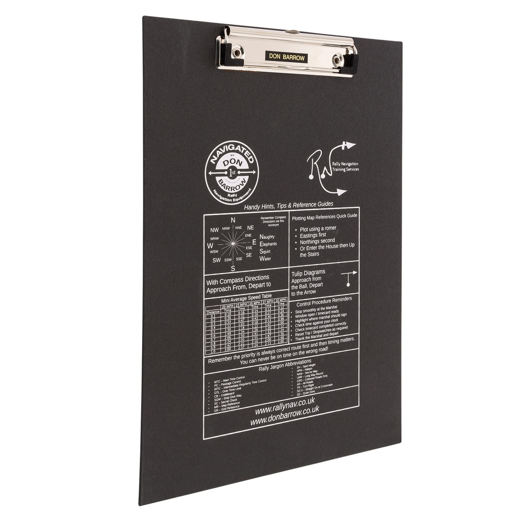 Don Barrow Navigators Clip Board