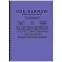 Don Barrow Average Speed Tables