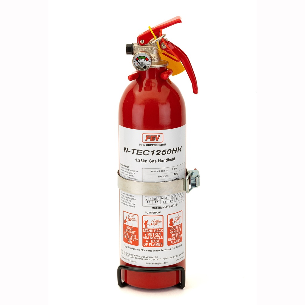 FEV 1.25Kg N-TEC Gas Hand Held Fire Extinguisher
