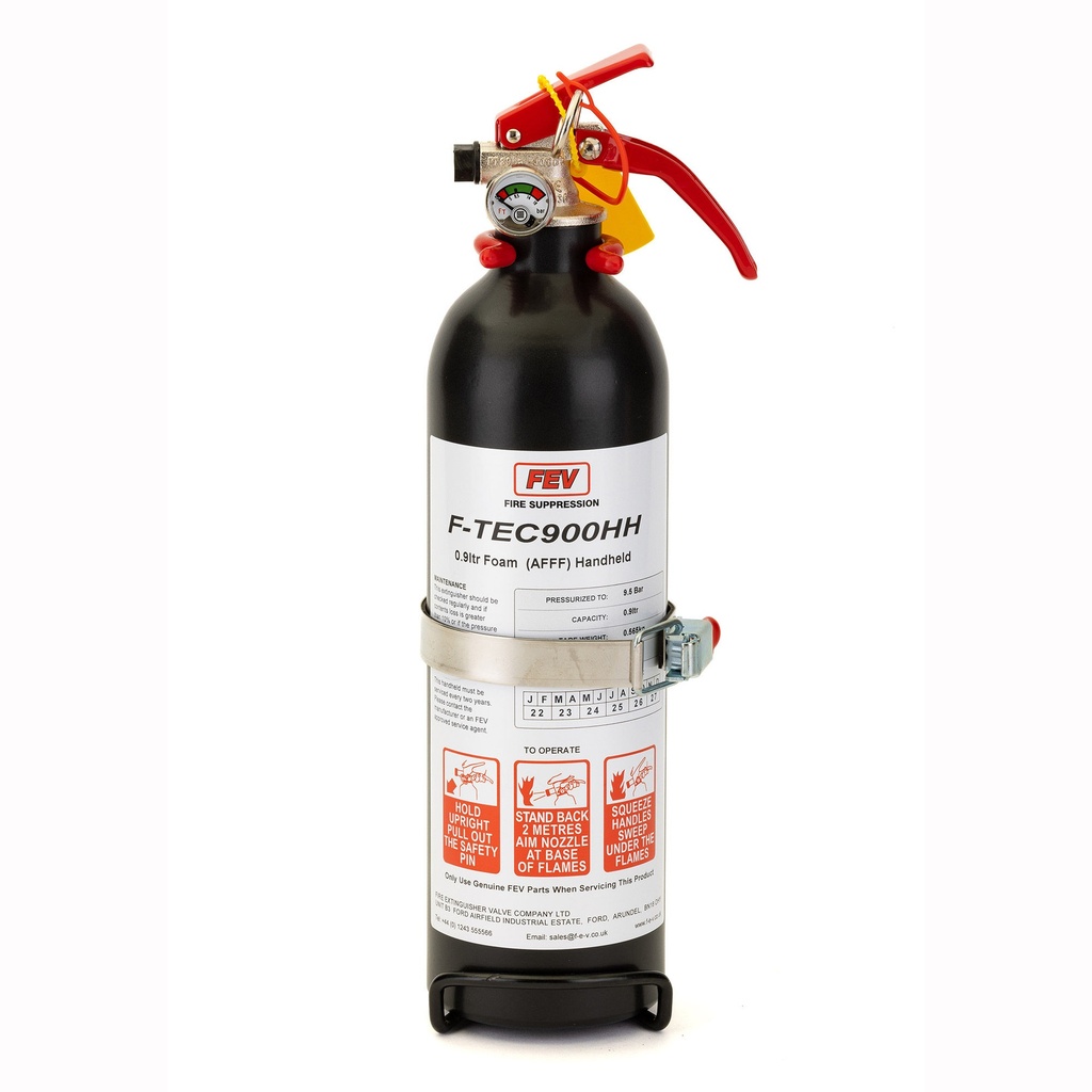 FEV 0.9 Litre F-TEC Foam Hand Held Fire Extinguisher